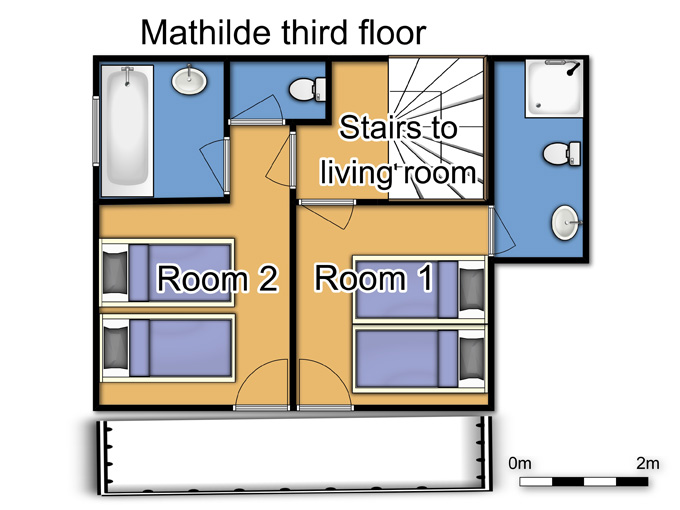 Chalet Mathilde Val Thorens Floor Plan 2